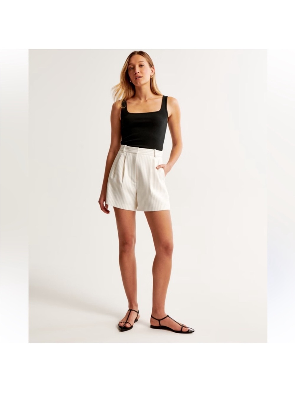 Sloan tailored high waist shorts